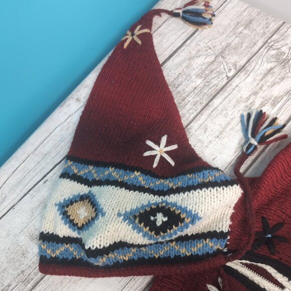 Vintage Jolli Importz Handmade Hand-knitted Big Flower Sweater - Picture 7 of 9